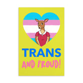 Trans And Proud Postcard